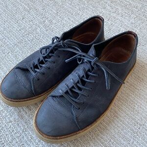 Frye Men's Blue Leather Sneakers